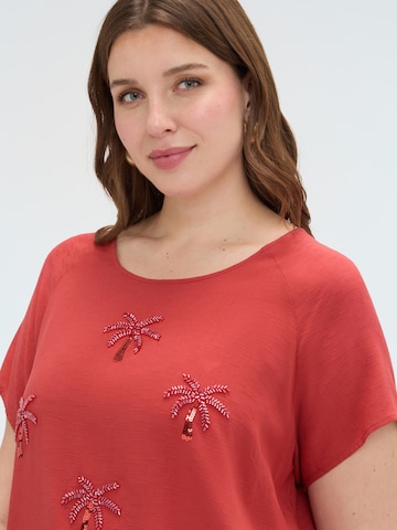 T-shirt Fiorella Rubino en orange