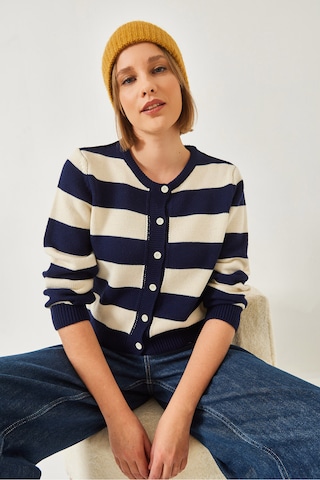 Bianco Lucci Cardigan i beige: forside