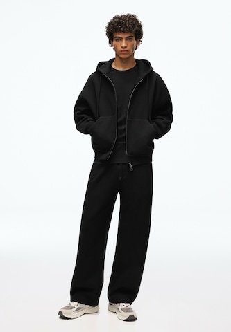 Bershka Joggingová súprava - Čierna: predná strana