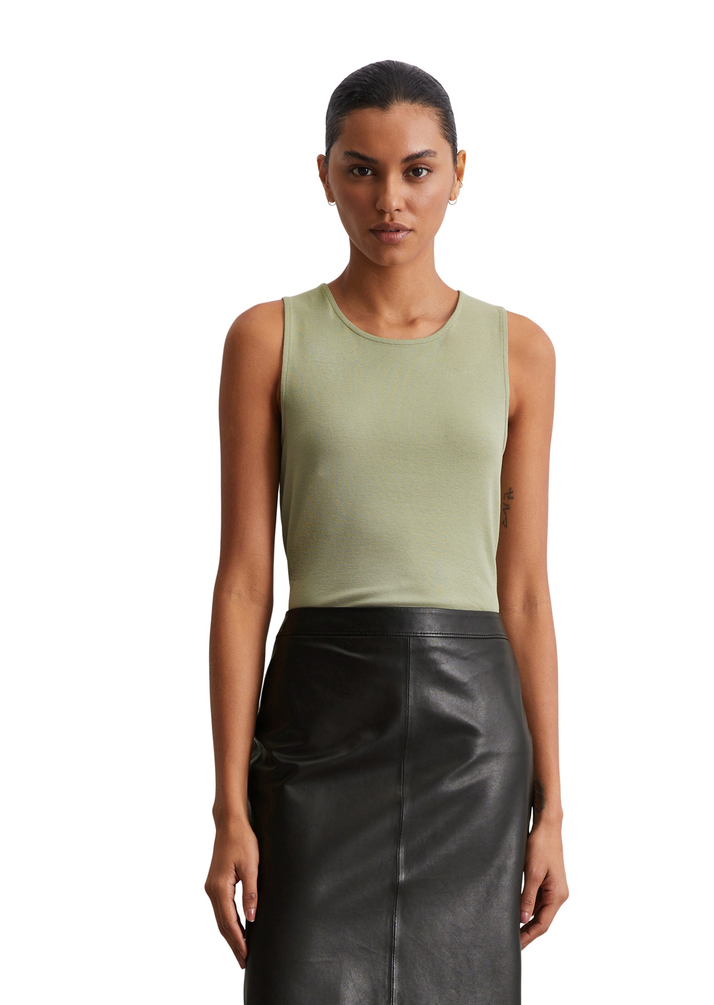 Marc O'Polo Top in Groen: voorkant