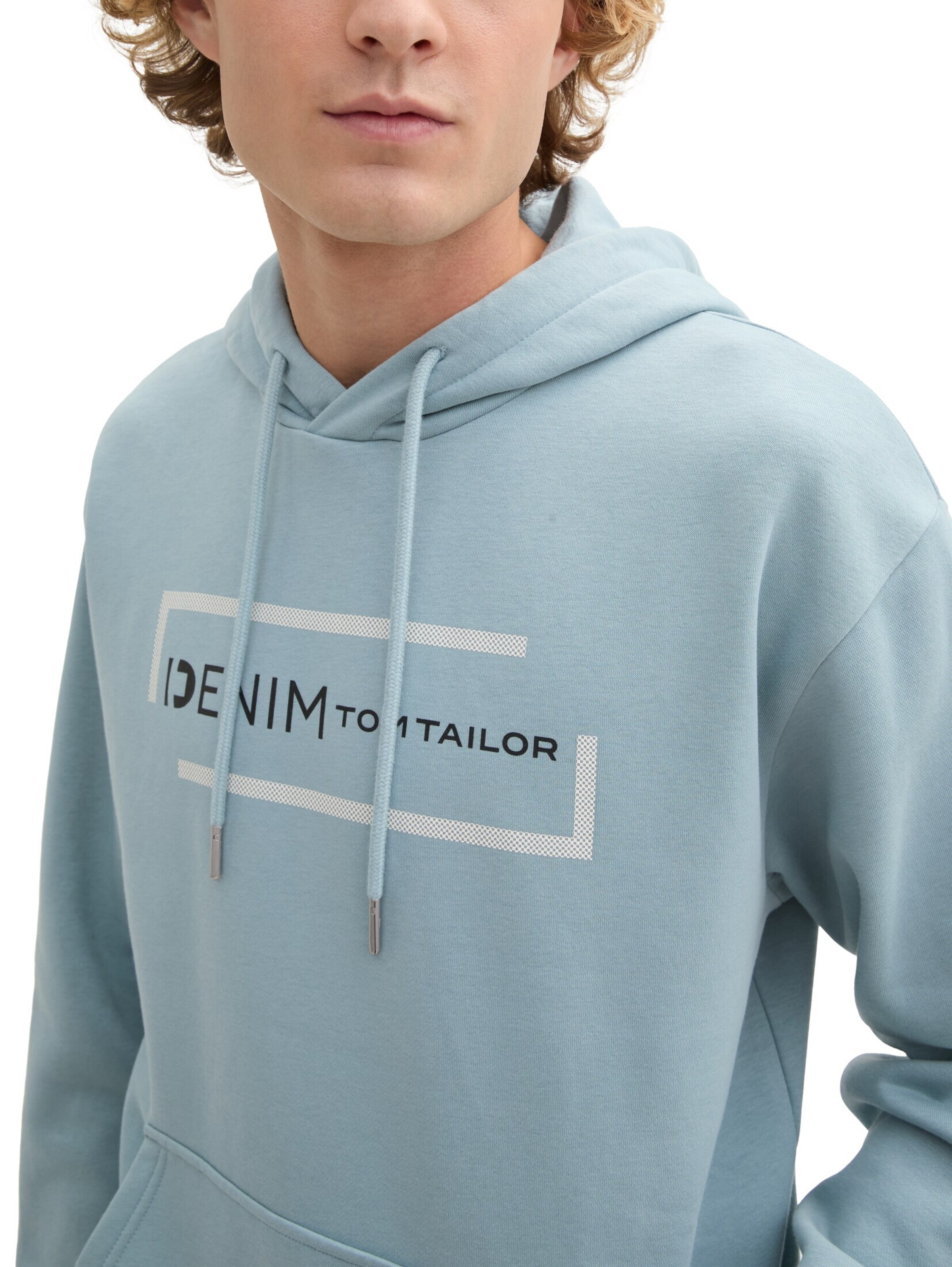 TOM TAILOR DENIM Sweatshirt in Blau