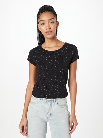 Ragwear T-Shirt 'MINTT' in Schwarz: Vorderseite