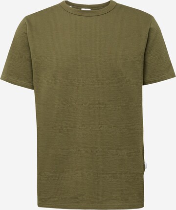 T-Shirt 'Sander' SELECTED HOMME en vert : devant