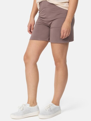 Nur Die Regular Broek in Beige: voorkant