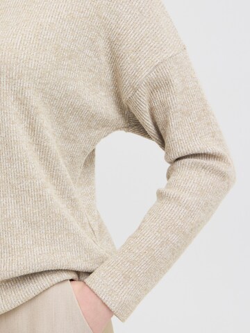 b.young Longsleeve ' BYPUNTI PULLOVER ' in Beige