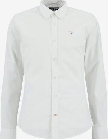 Regular fit Camicia 'TREEPORT POPLIN MSH5753' di Barbour in bianco: frontale