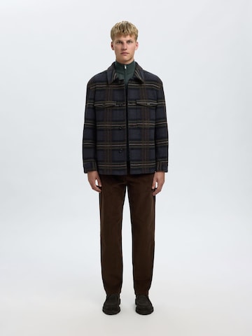 Veste mi-saison 'SLHMitch' SELECTED en bleu