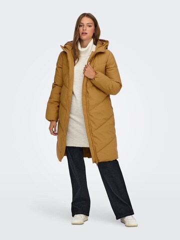 JDY Winter Coat in Brown
