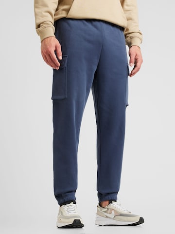 GAP Tapered Cargobroek in Blauw: voorkant