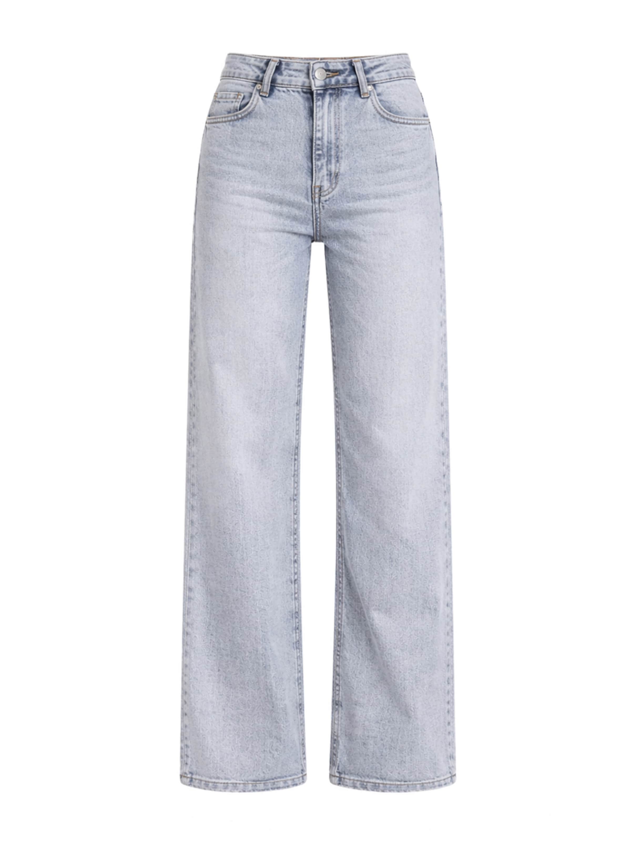 IT'S BASIC Wide leg Jeans 'Olea Wide High Rise Jeans' in Grey: front