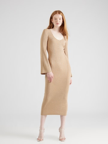 River Island Knitted dress 'CAITLIN' in Gold
