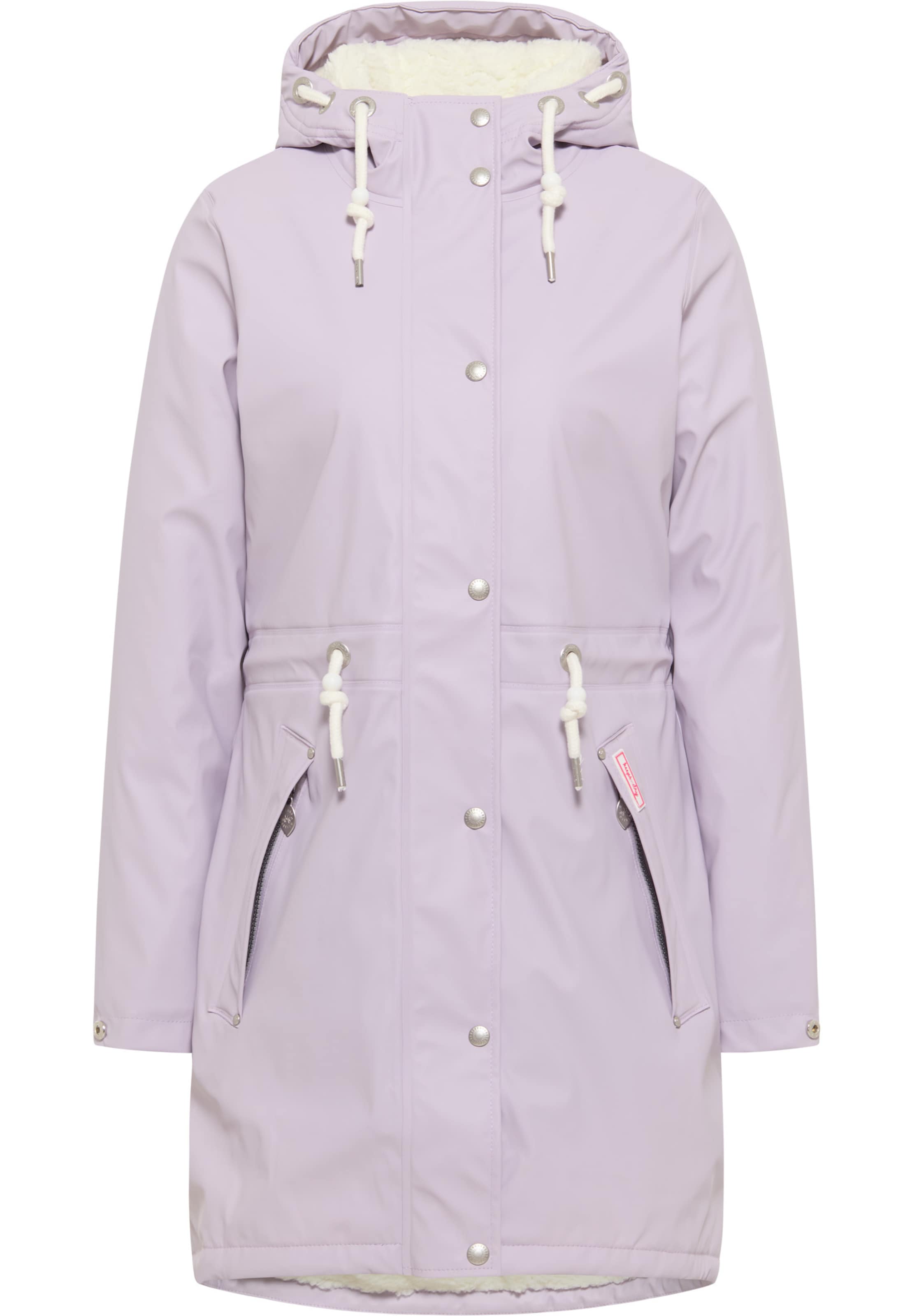 MYMO Zimný kabát - Fialová: predná strana