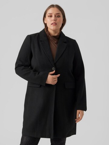 Manteau mi-saison Vero Moda Curve en noir : devant