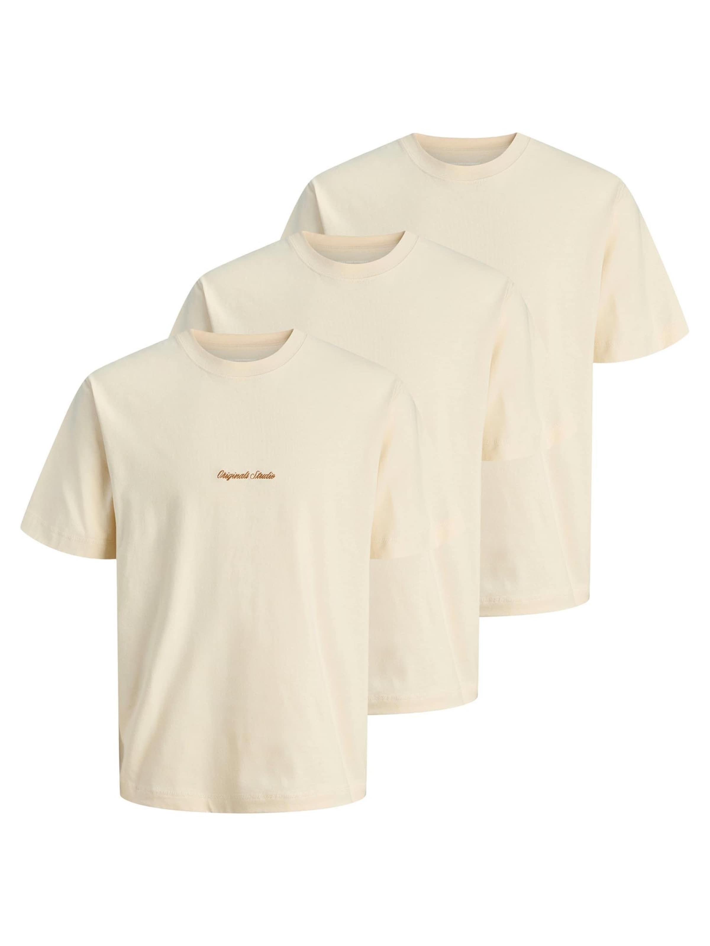 JACK & JONES Shirt 'Norrebro' in Beige: front