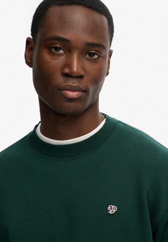 Sweat-shirt 'Heritage' Superdry & Co en vert