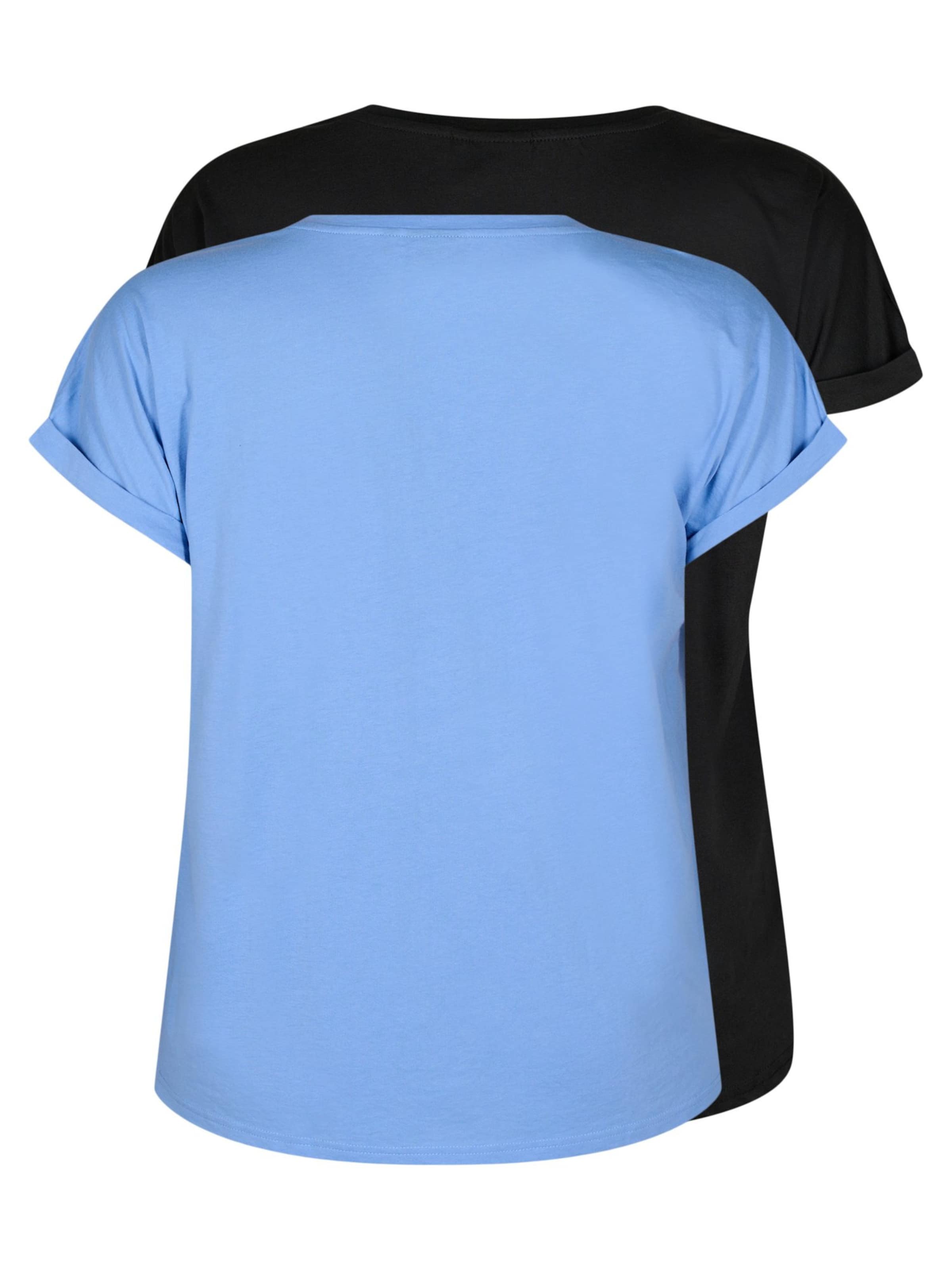 Zizzi Tričko 'MKATJA' - Modrá