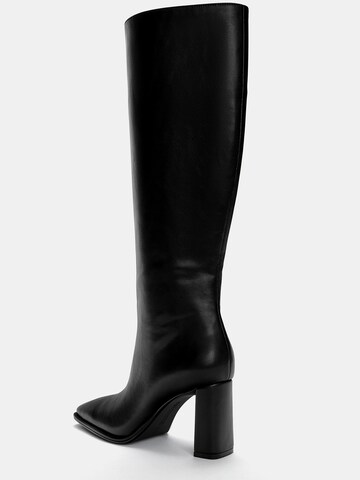 Bottes Pull&Bear en noir