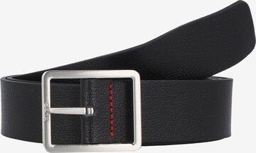 Ceinture HUGO Red en noir : devant