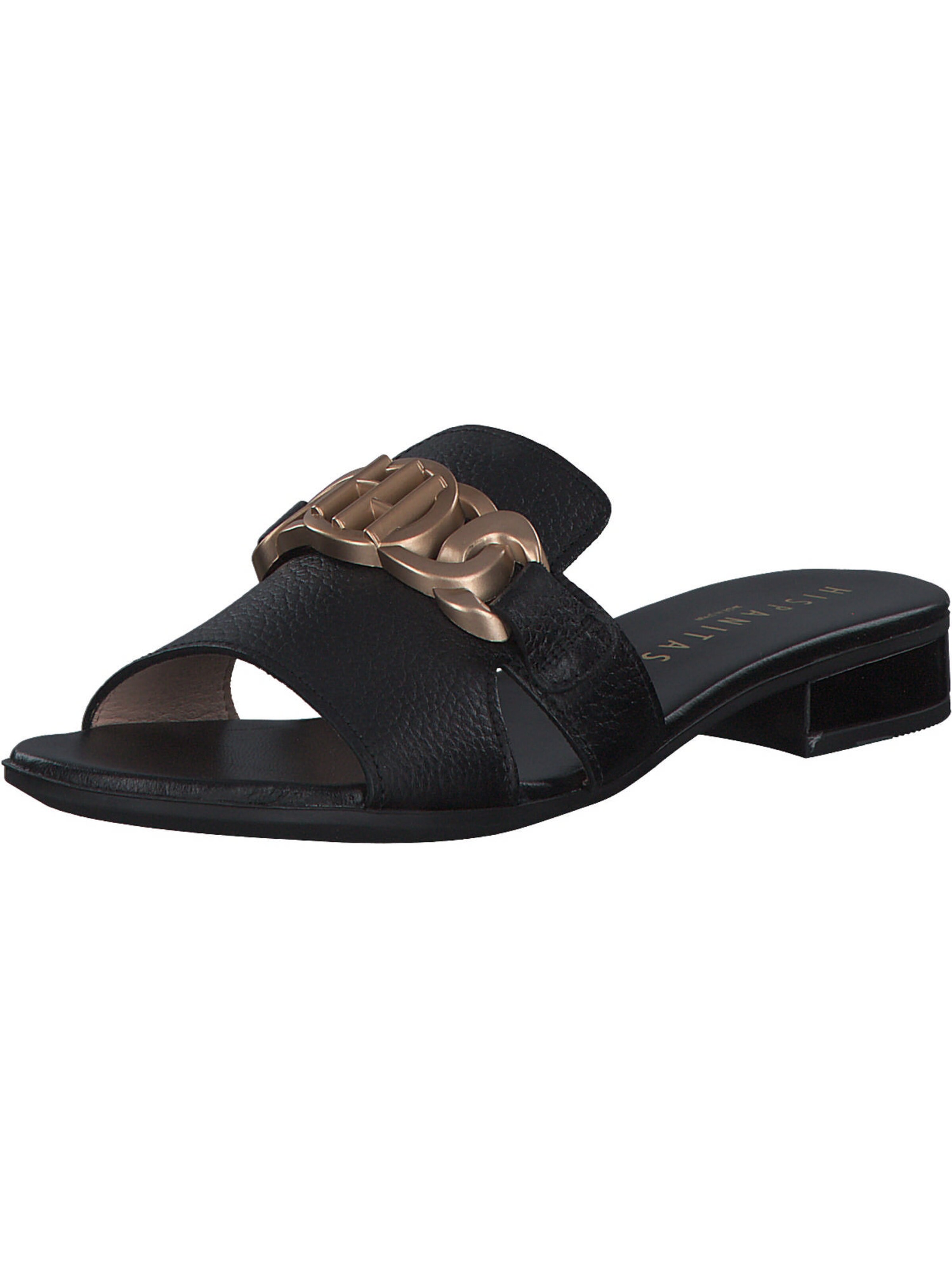 Hispanitas Mules 'Lena HV243268' in Black: front