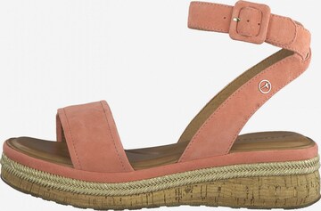 TAMARIS Sandalen met riem in Roze