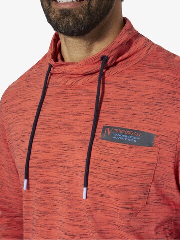 Jan Vanderstorm Sweatshirt 'Kervik' in Orange