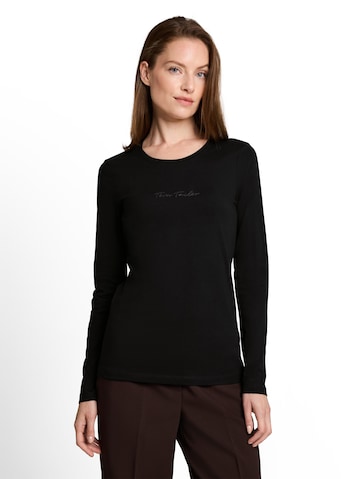 TOM TAILOR Shirt in Schwarz: Vorderseite