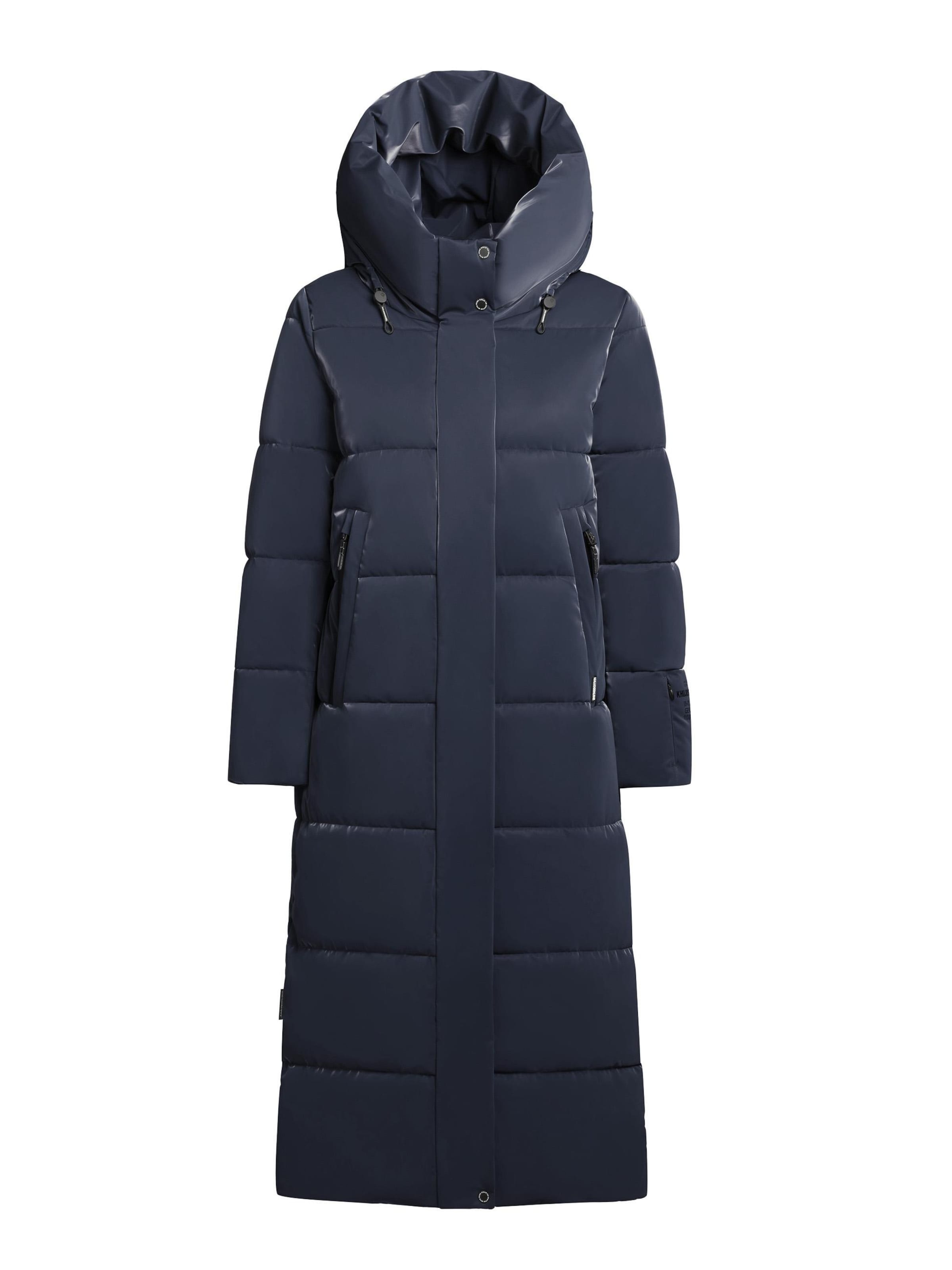 khujo Steppmantel 'Soulani5 Shiny' in blau, Produktansicht