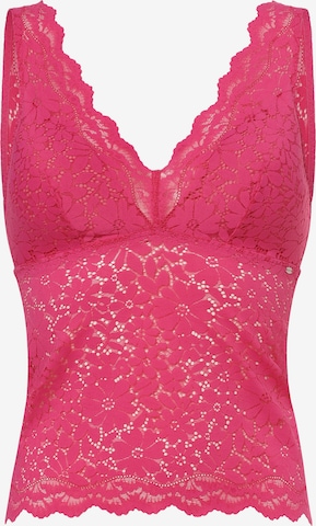 Skiny Top in Pink: front