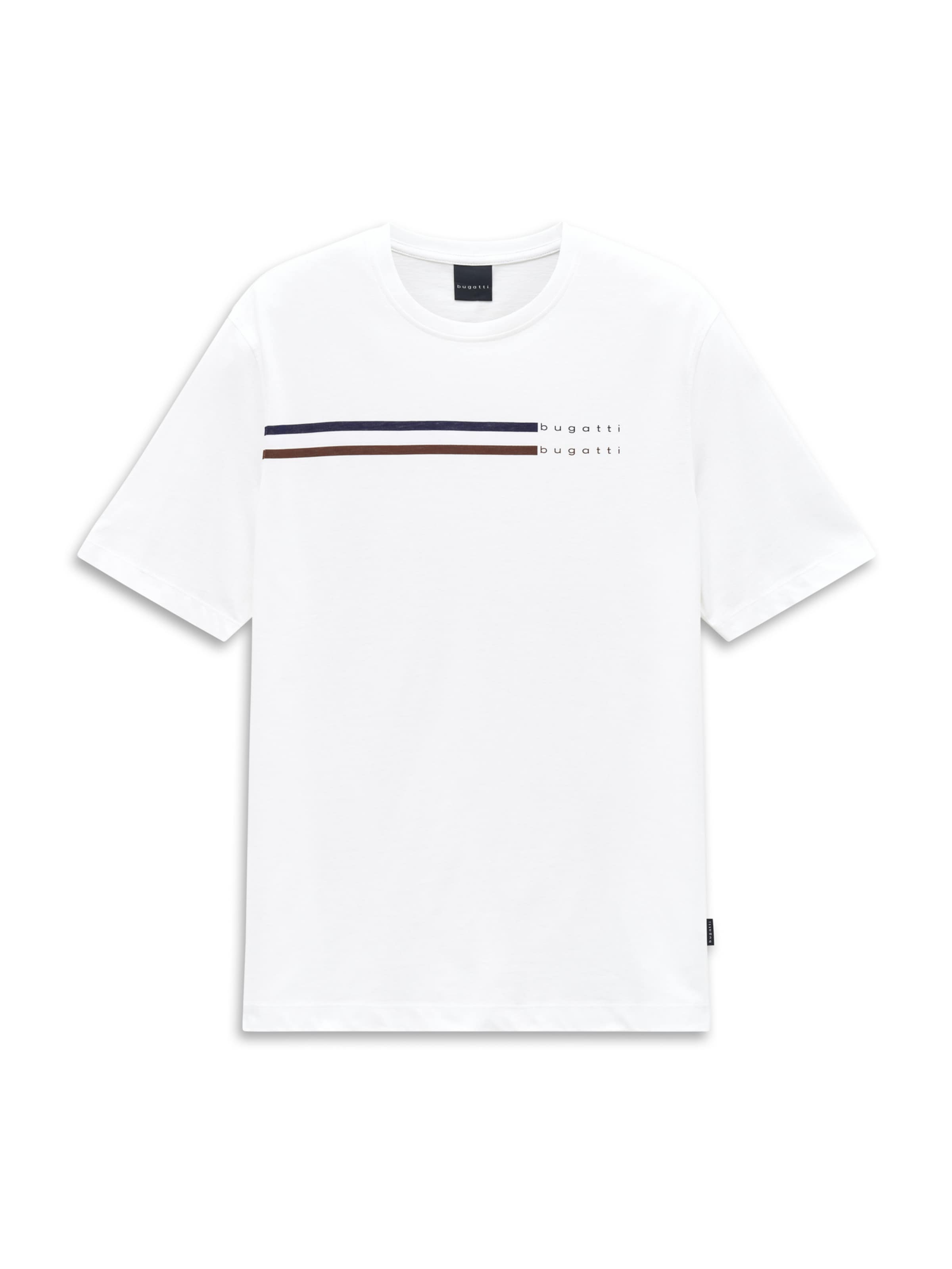 bugatti Tričko – bílá: přední strana