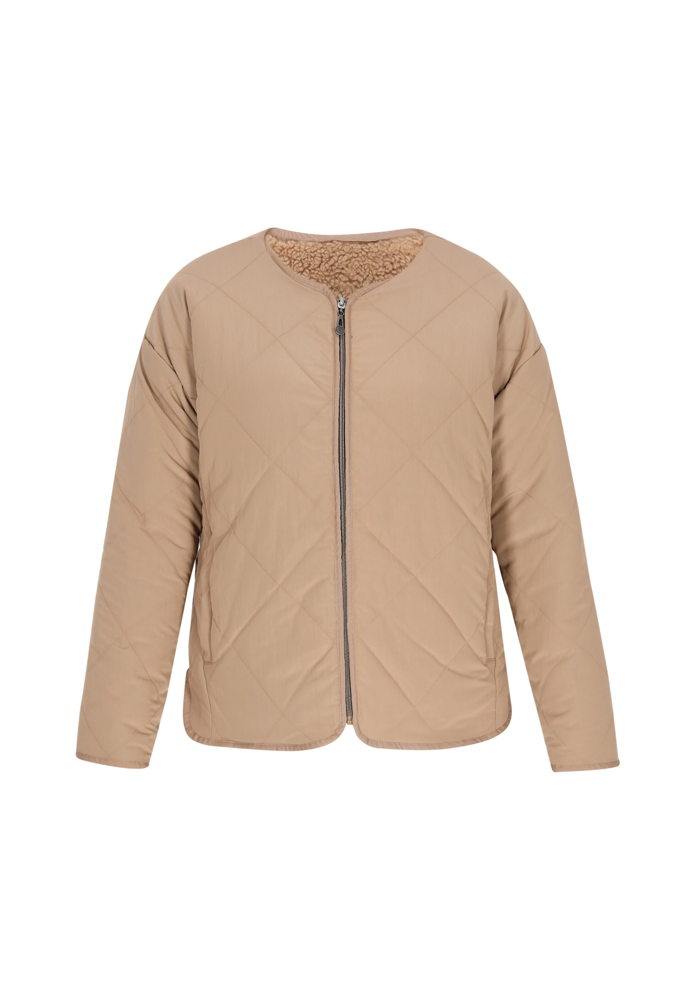 Yuka Between-season jacket in Beige: front