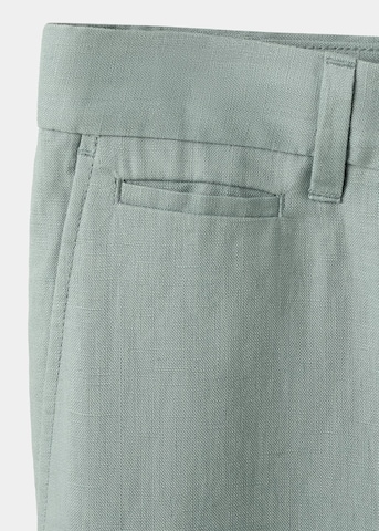 MANGO MAN Slimfit Hose 'Oyster' in Grün