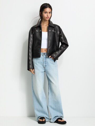 Veste mi-saison Pull&Bear en noir