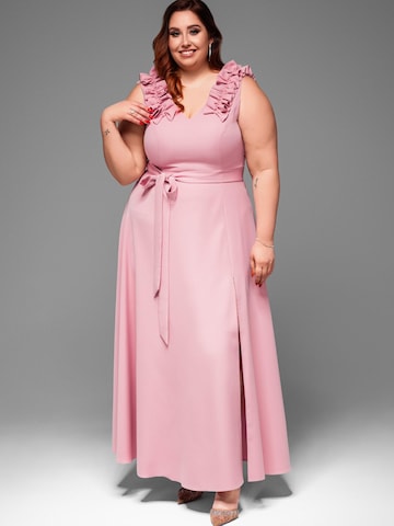 Ombre Abendkleid‌‌‌‌‌‌‌ in Pink