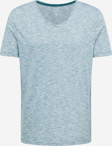 T-Shirt QS en vert : devant