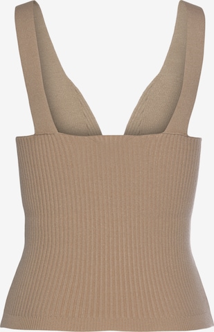 LASCANA Top in Braun