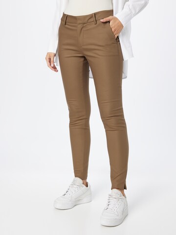 Slimfit Pantaloni con pieghe di MOS MOSH in verde: frontale