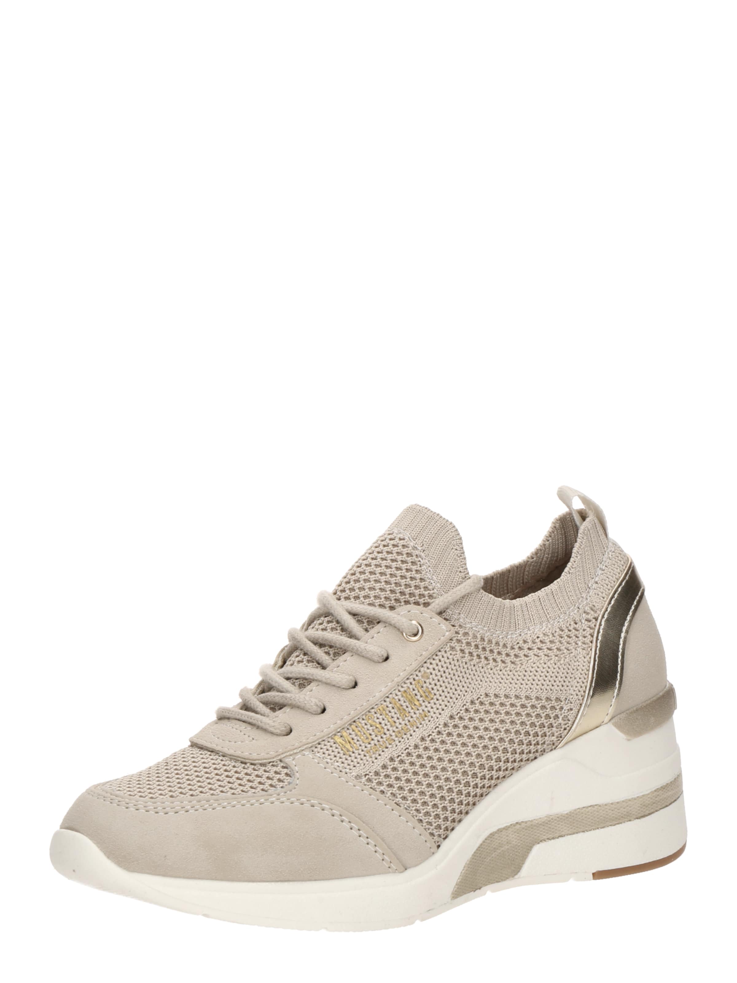 Sneaker bassa di MUSTANG in beige: frontale