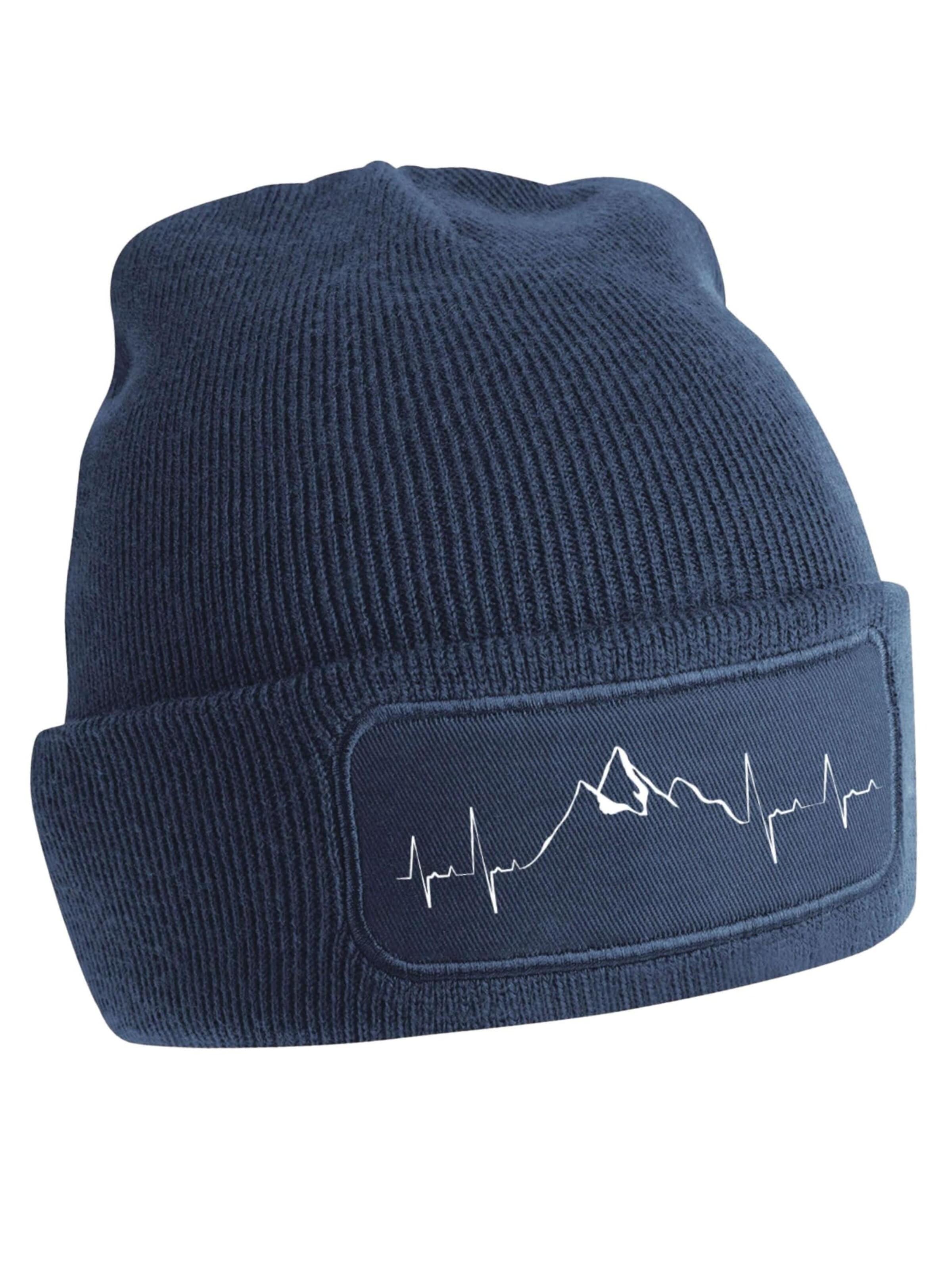 Youth Designz Mütze 'Heartbeat Mountain'‌‌‌ in Blau