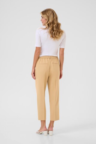 Regular Pantalon 'Sakura' Kaffe en beige