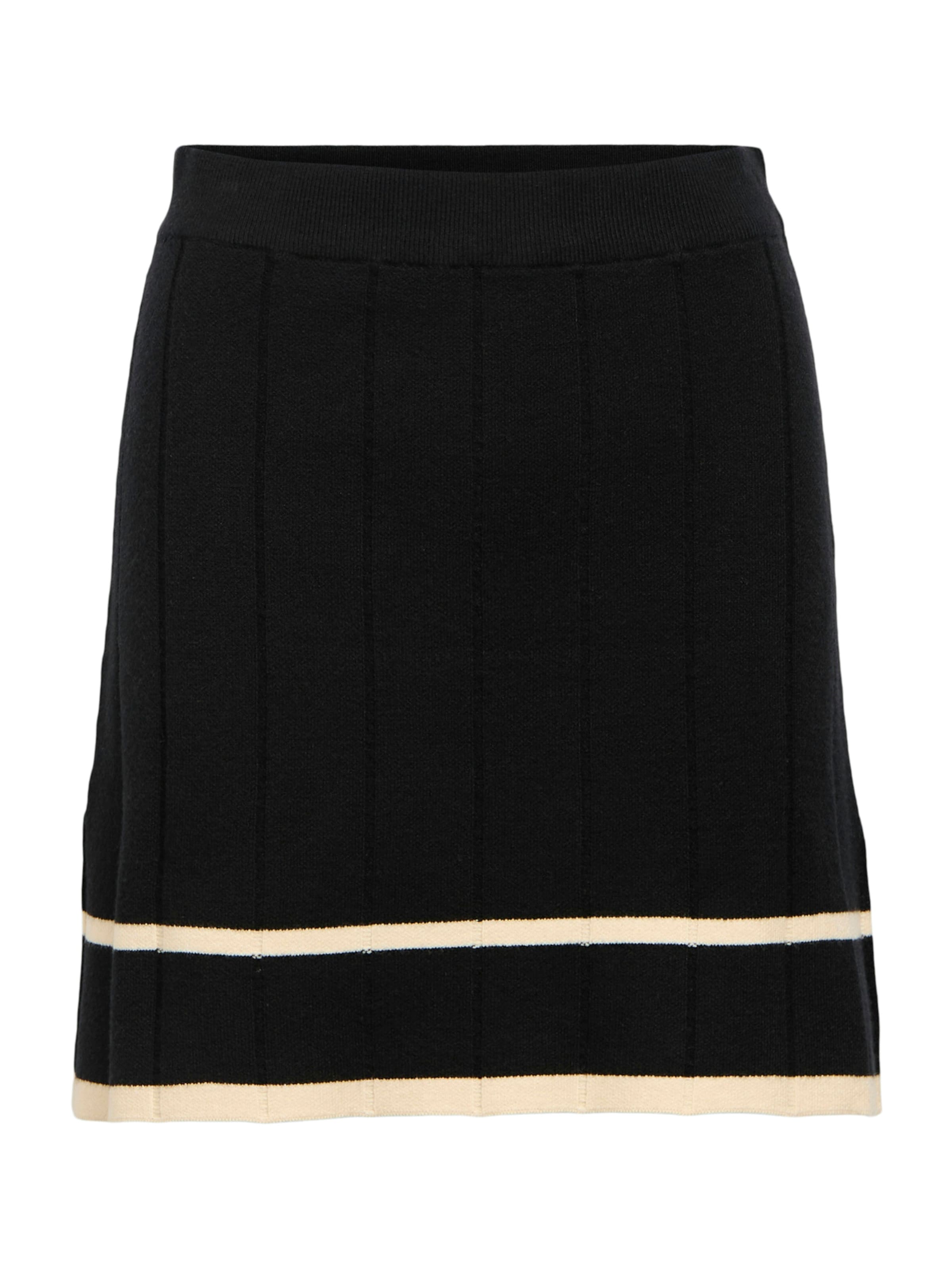 Jupe 'OBJTHESS' OBJECT en noir : devant