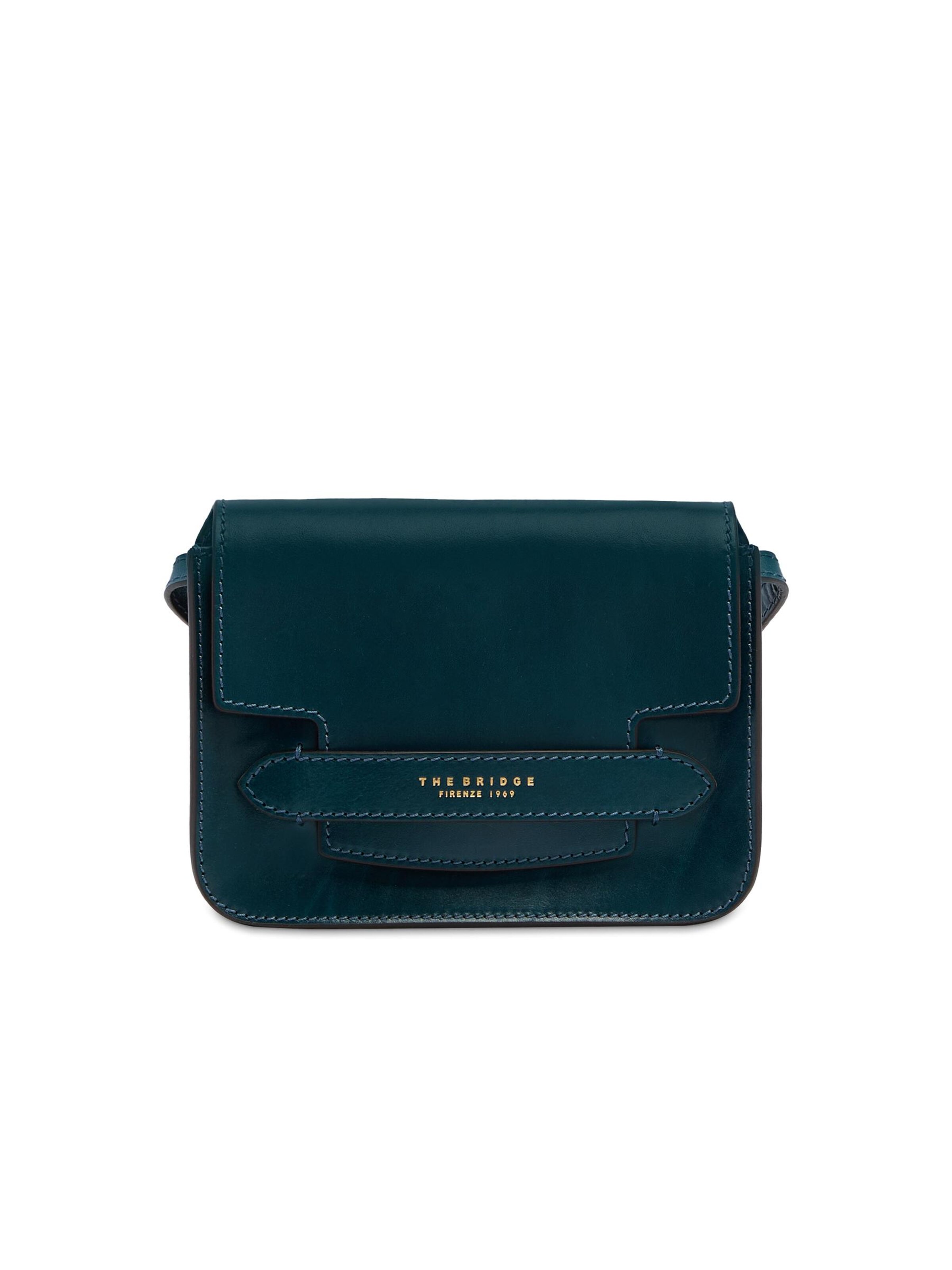 The Bridge Crossbody bag in Blue: front