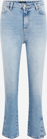 Trendyol جينز ذات سيقان واسعة جينز بلون أزرق: الأمام