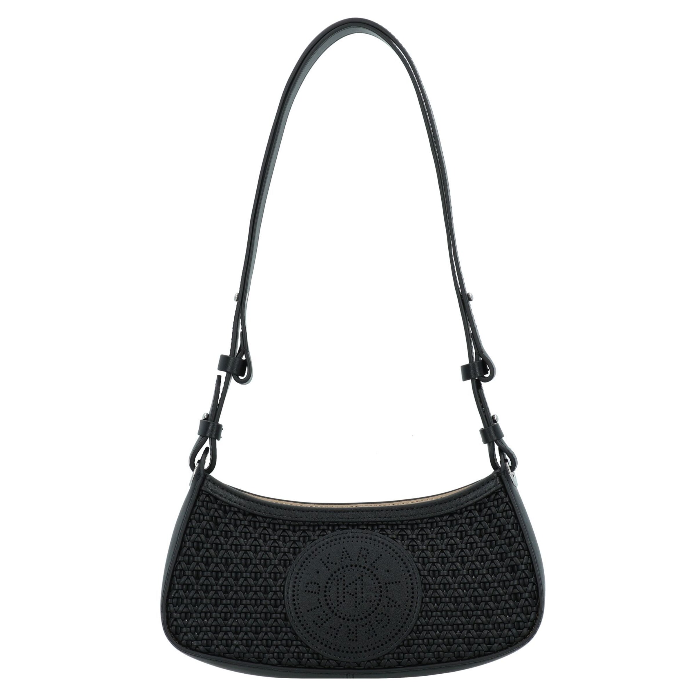 Karl Lagerfeld Schultertasche in Schwarz: Vorderseite