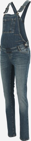 LOVE2WAIT Regular Tuinbroek jeans in Blauw: voorkant