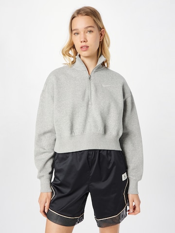 Nike Sportswear Sweatshirt in Grijs: voorkant