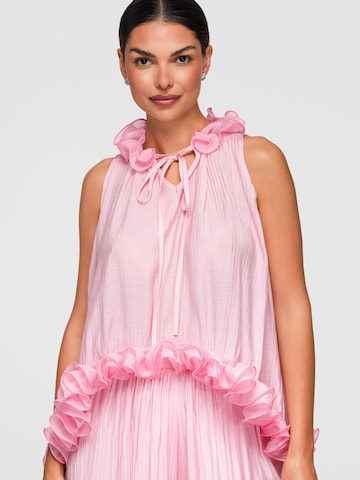 Ombre Bluse i pink