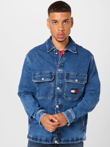 Veste mi-saison Tommy Jeans en bleu : devant