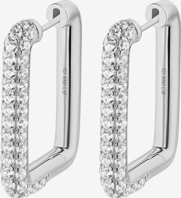 Nana Kay Earrings 'Solid Flair' in Silver: front