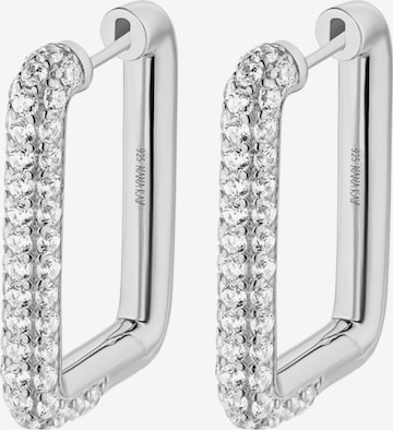 Nana Kay Earrings 'Solid Flair' in Silver: front