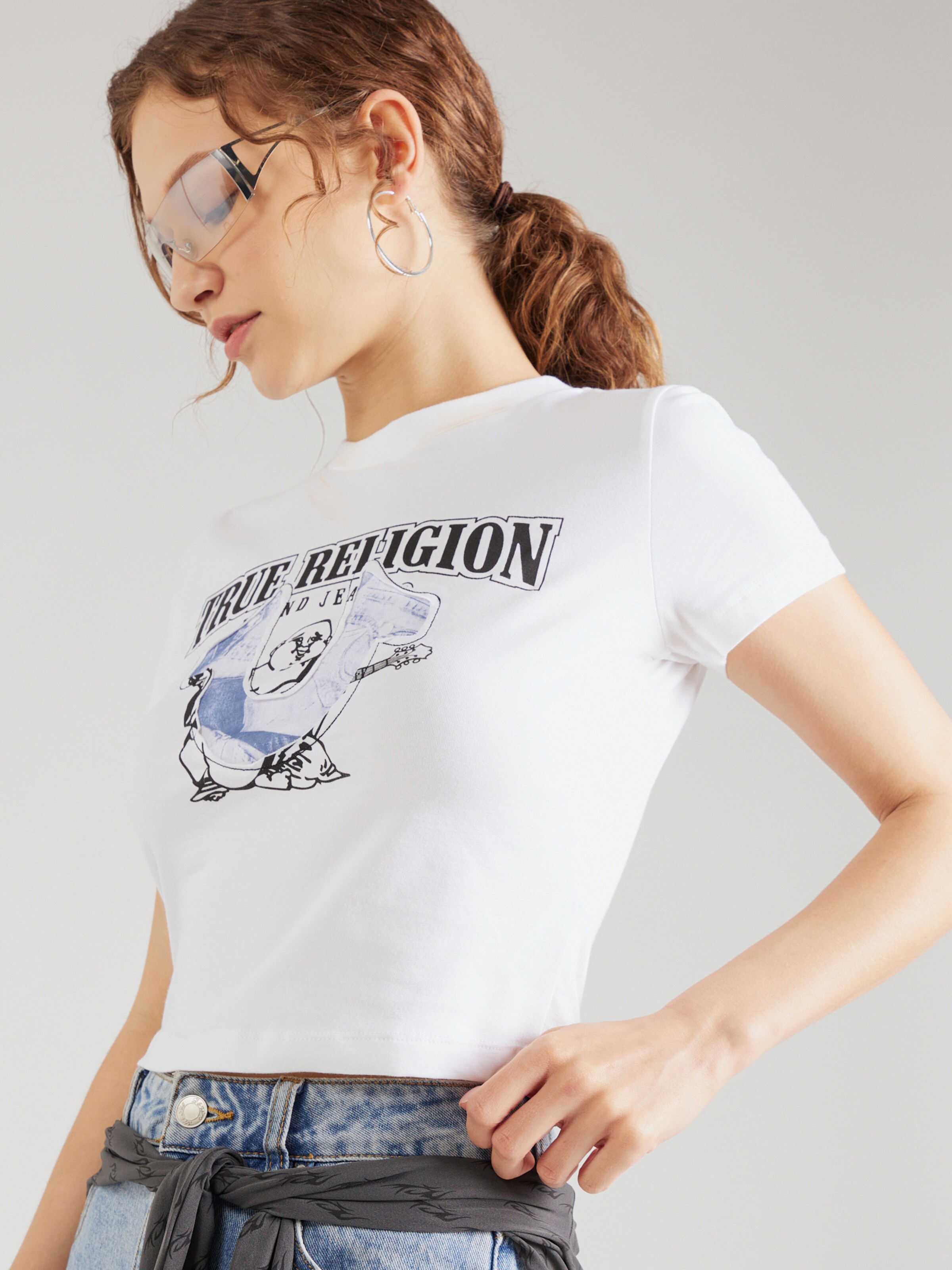 True Religion Camisa em Branco ABOUT YOU